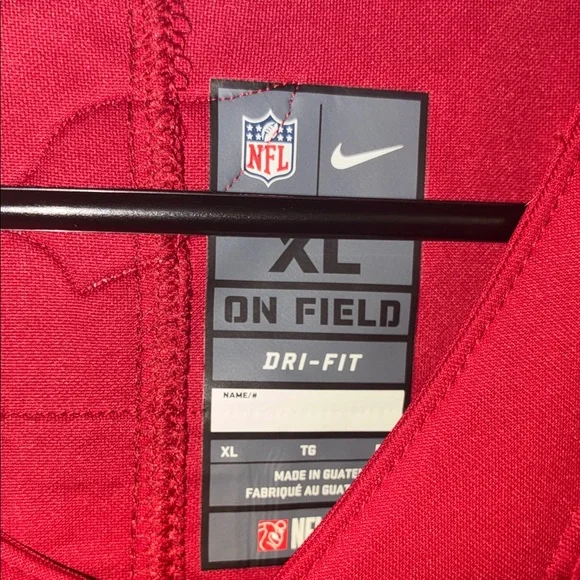 Nike Arizona Cardinals #31 Red and White Men's Jersey - Picture 5 of 9